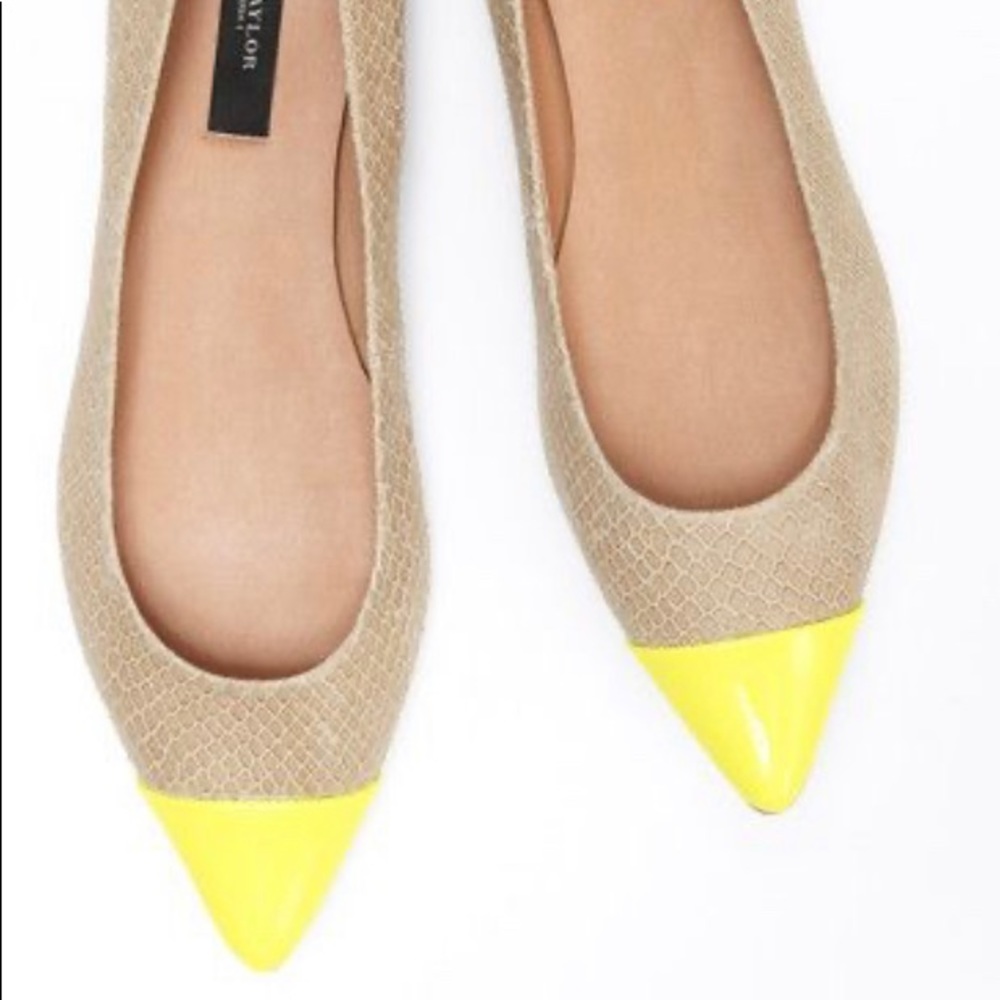 Ann Taylor Colorblock Flats